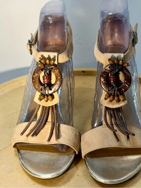 Joy& Peace Wooden Heel Sandals